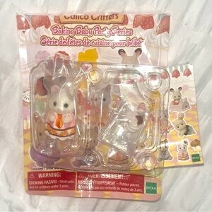 Calico Critters Cara Cat Baking Baby Party Series